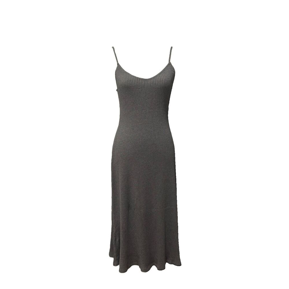 Reformation Jeans Ribbed Knit Ballerina Fit & Flare M Quiet Luxury Capsule